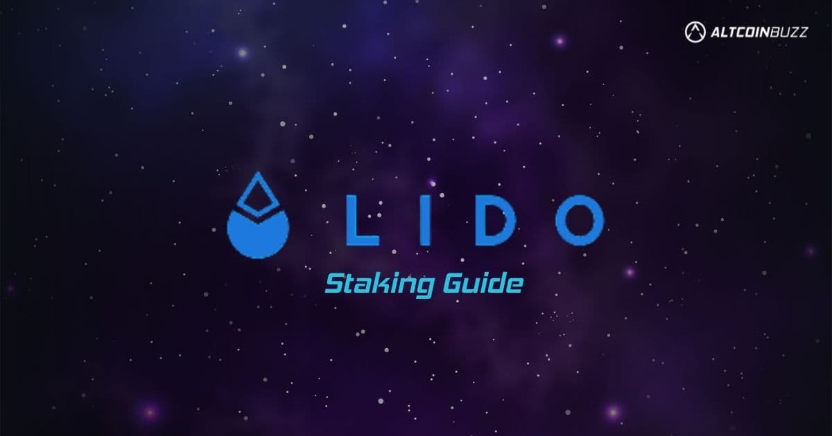 Lido Finance staking guide