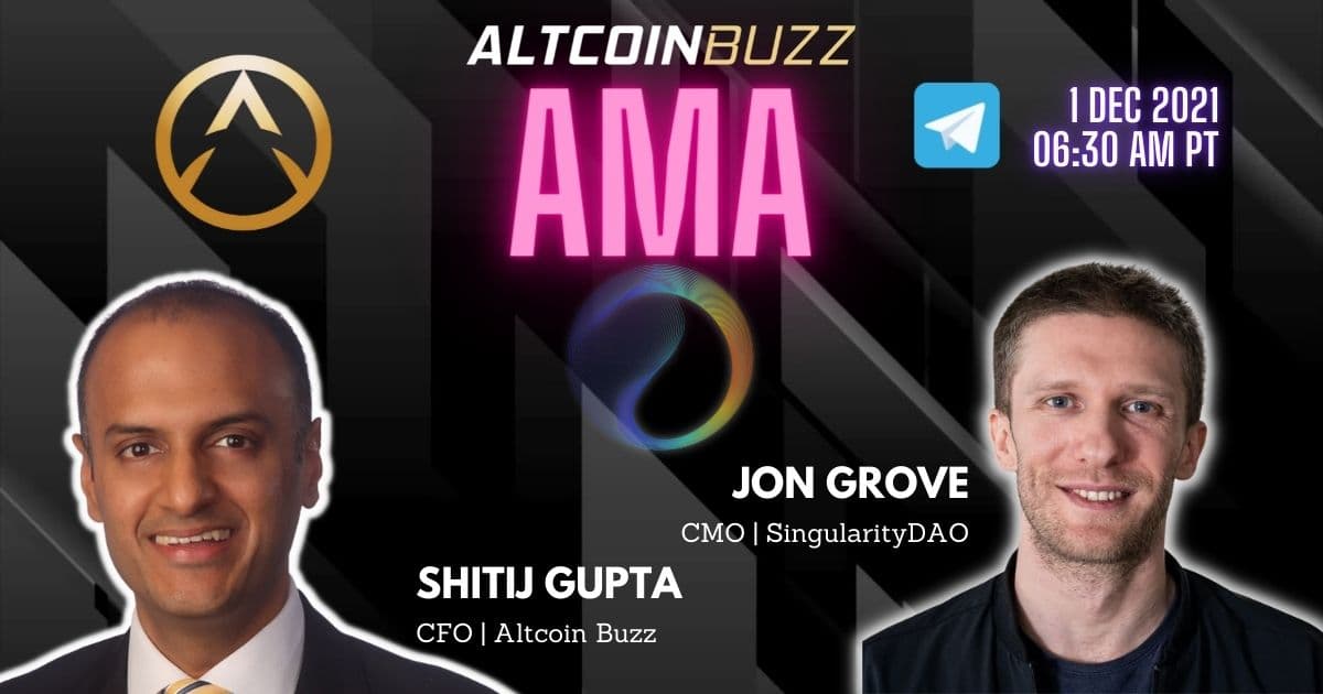 Altcoin Buzz AMA SingularityDAO