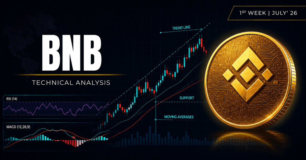 BNB Price BNB TA BNB Technical Analysis July 2026