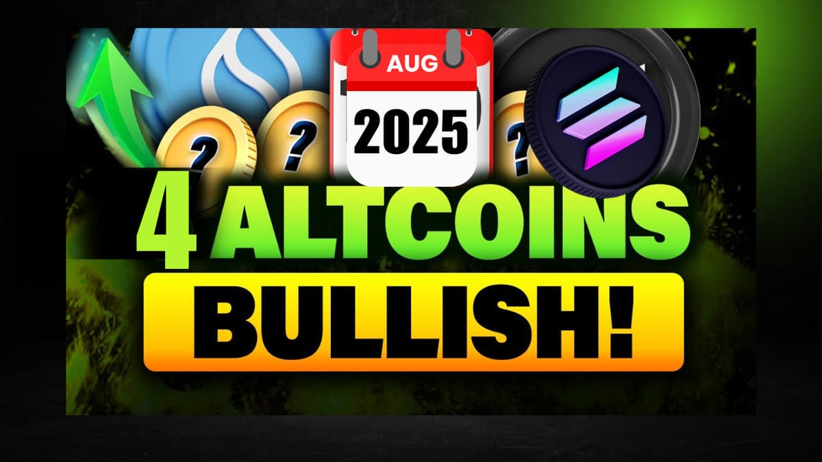 4 Altcoins Ready for a BIG August Pump (ACT NOW!)