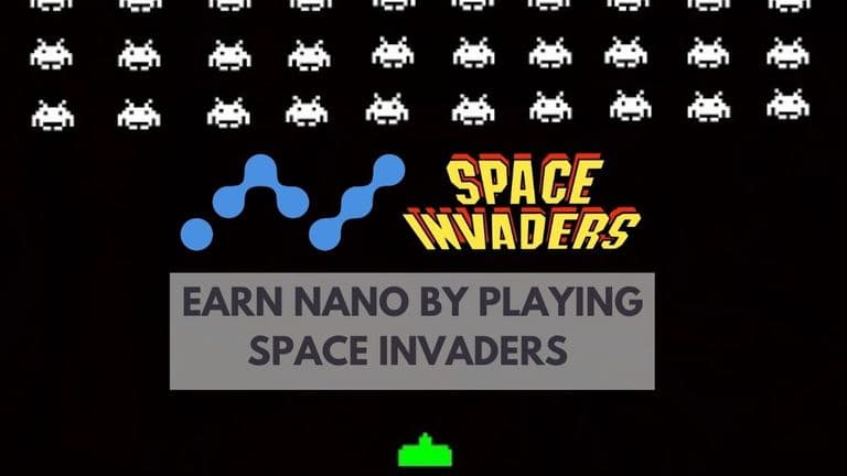 Earn Nano by Playing Space Invaders