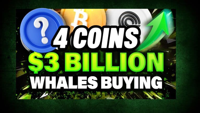 HEAVY Crypto Whale Accumulation 4 Altcoins Bought on the Dip