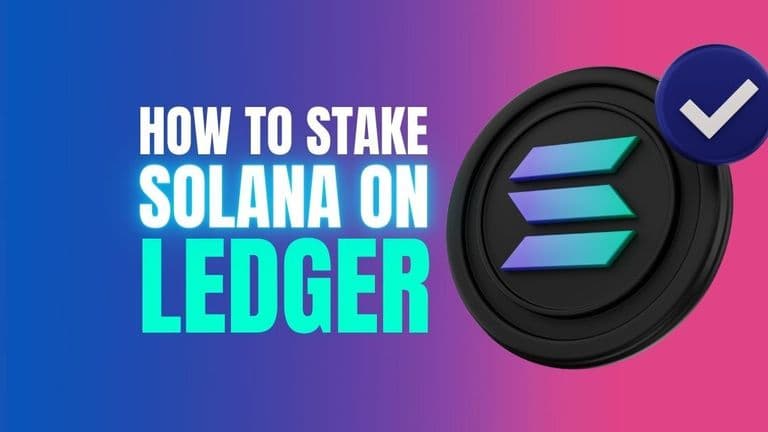 How to Stake Solana on Ledger