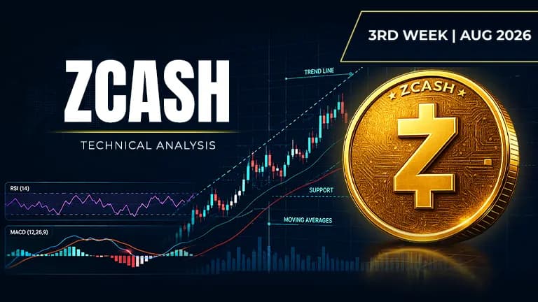 ZEC Price ZCASH TA ZEC Technical Analysis August 2026