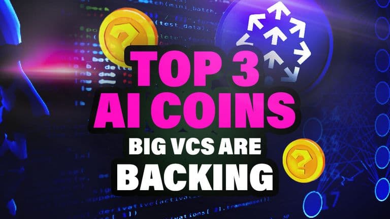 Top 3 ai coins backed by big VCs