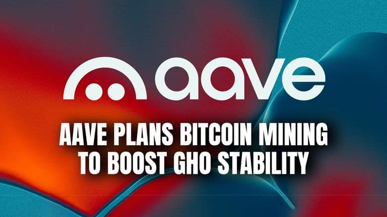 AAVE Plans Bitcoin Mining to Boost GHO Stability