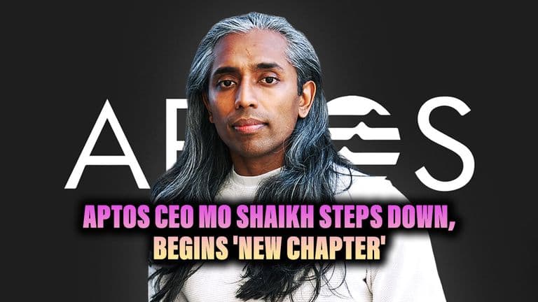 Aptos CEO Mo Shaikh Steps Down, Begins 'New Chapter'