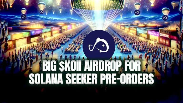 Big $KOII Airdrop for Solana Seeker Pre-Orders