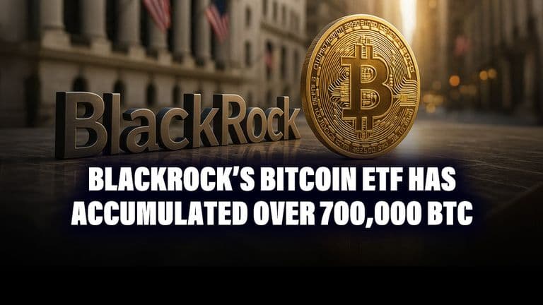 BlackRock’s Bitcoin ETF Has Accumulated Over 700,000 BTC