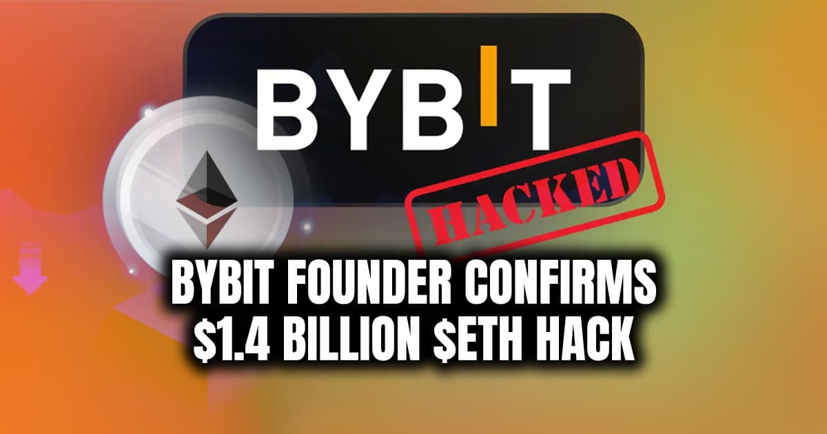 Bybit founder confirms $1.4 billion $ETH hack