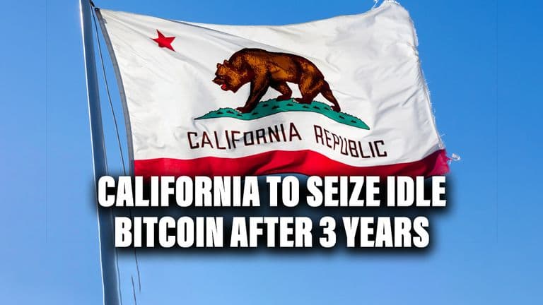 California to Seize Idle Bitcoin After 3 Years
