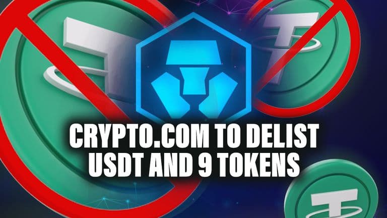 Crypto.com to Delist USDT and 9 Tokens