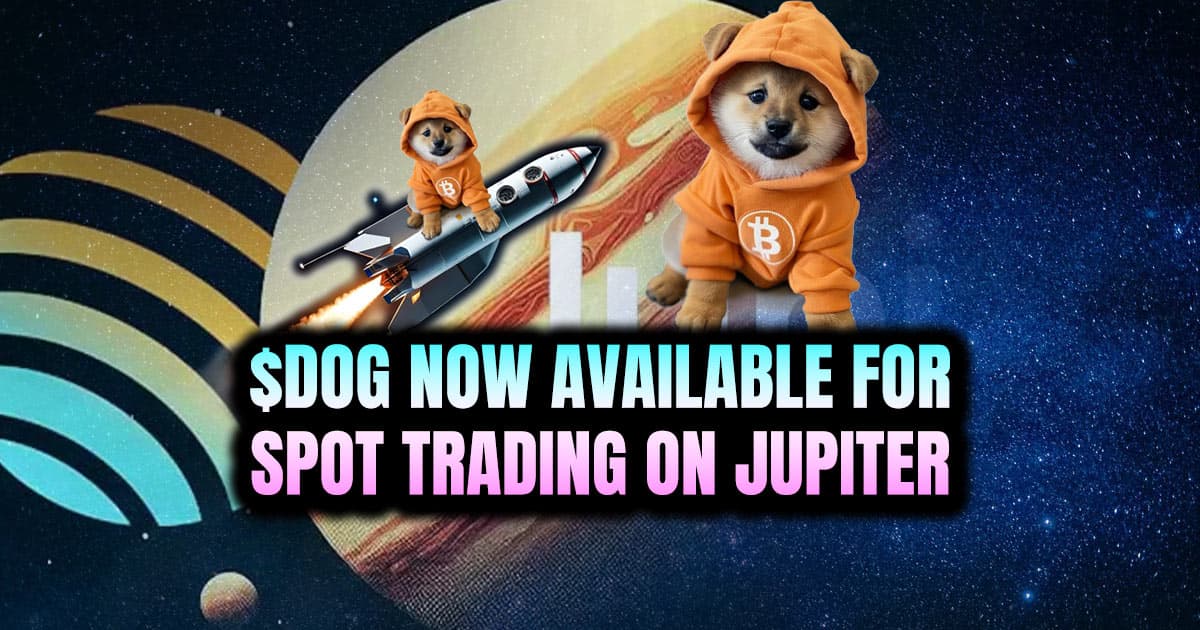 $DOG Now Available for Spot Trading on Jupiter