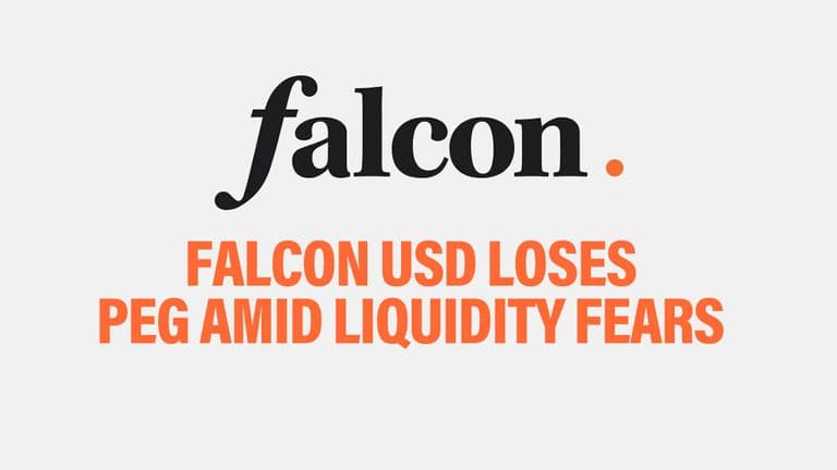 Falcon USD Loses Peg Amid Liquidity Fears