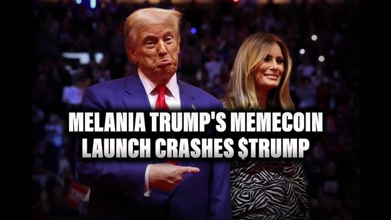 Melania Trump's Memecoin Launch Crashes $TRUMP