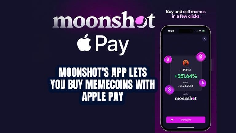 Moonshot's App Lets You Buy Memecoins with Apple Pay