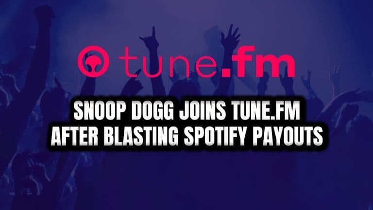 Snoop Dogg Joins Tune.FM After Blasting Spotify Payouts