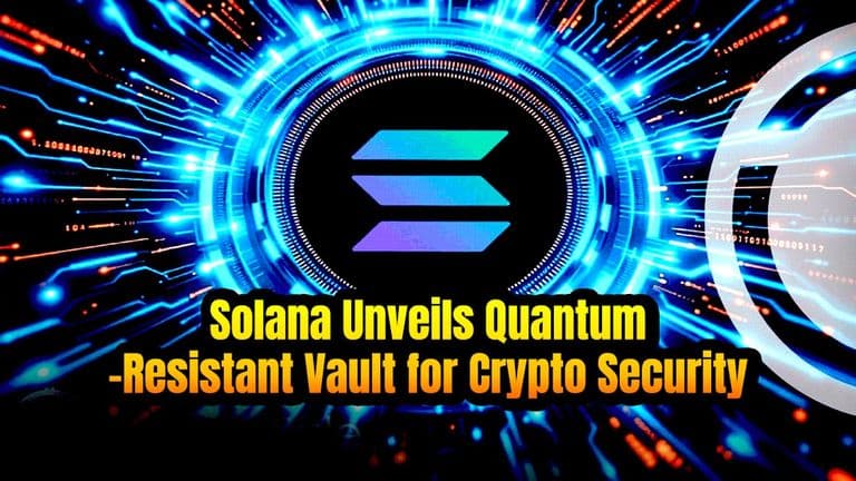 Solana Unveils Quantum-Resistant Vault for Crypto Security