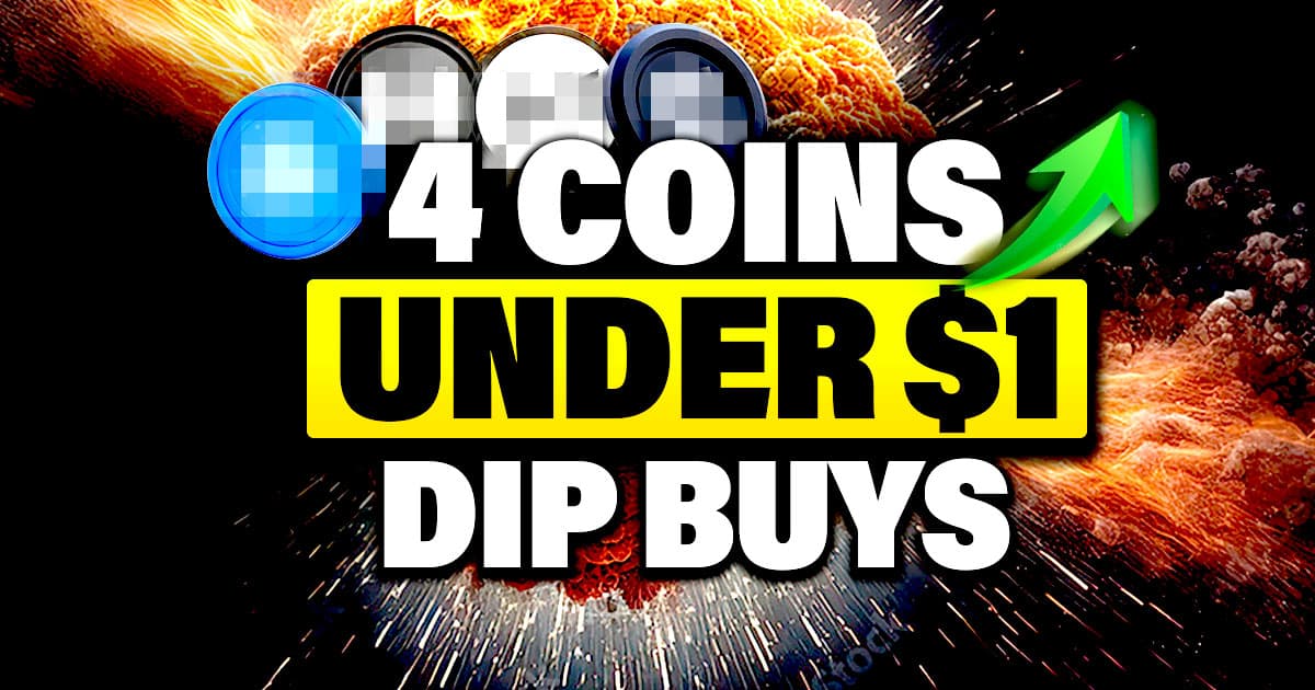 BRUTAL CRYPTO CRASH - $1 Altcoins To Consider On the Dip