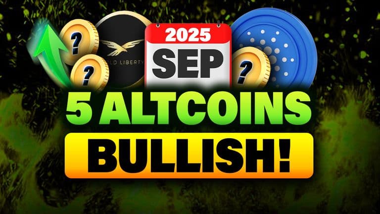 5 Mega Bullish Altcoins For September! - WLFI & 4