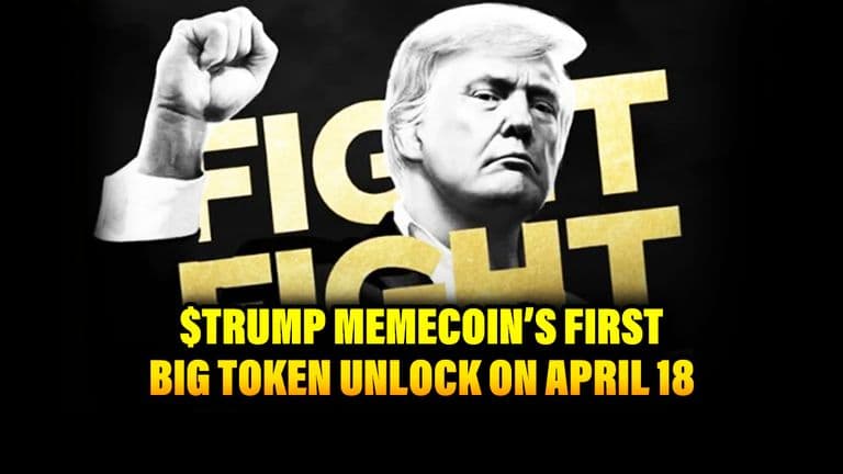 $TRUMP Memecoin’s First Big Token Unlock on April 18