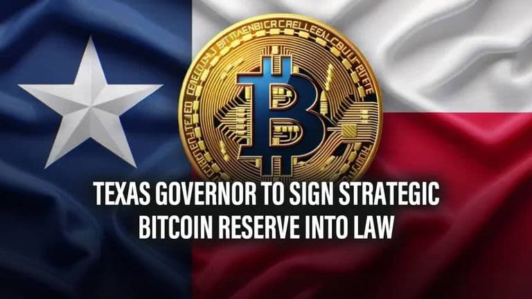 Texas Governor to Sign Strategic Bitcoin Reserve into Law