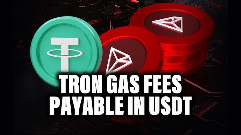 Tron gas fees payable in USDT