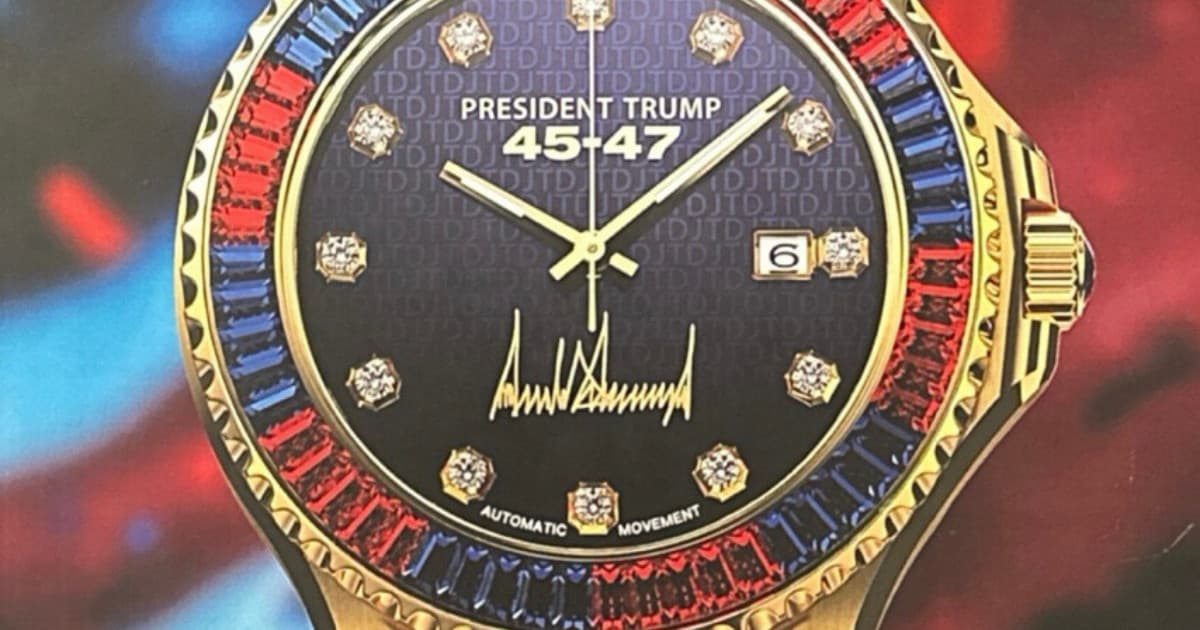 Trump Launches Official Watches—Pay with Bitcoin or $TRUMP