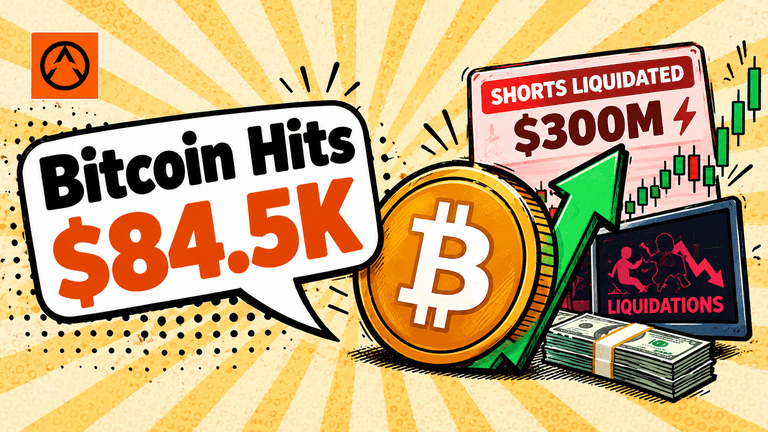Bitcoin Price Hits $84.5K