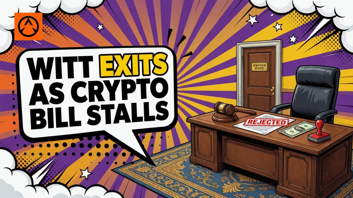 Patrick Negotiating Patrick Witt Leaves White House Crypto Council as CLARITY Act Stalls