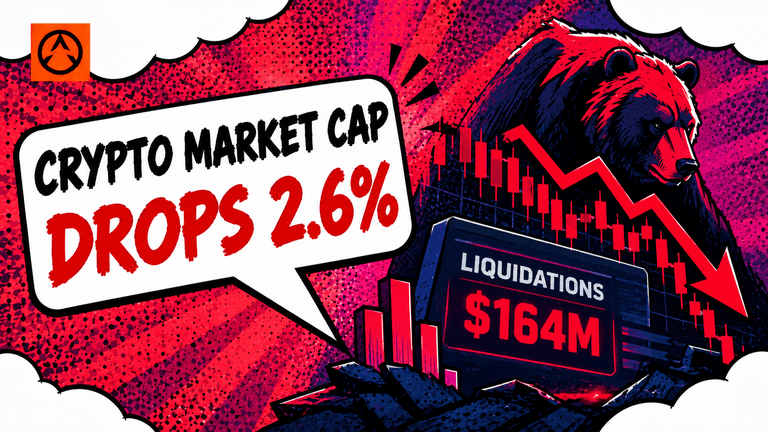 Crypto Market Cap Falls as Longs Get Liquidated