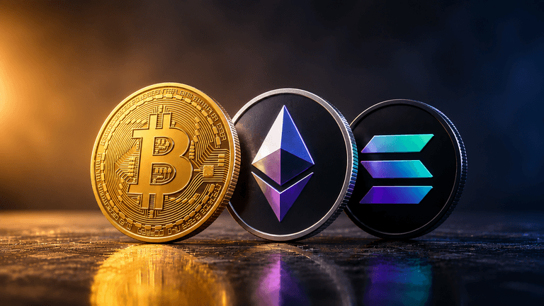 Bitcoin and Ethereum trade sideways while Solana reach a two-week high ahead of US inflation data
