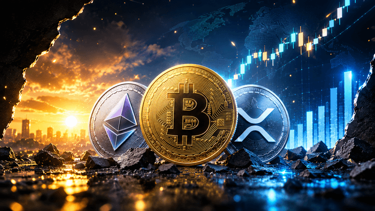 Bitcoin holds above $77,000 as Ethereum and XRP extend the crypto market rally