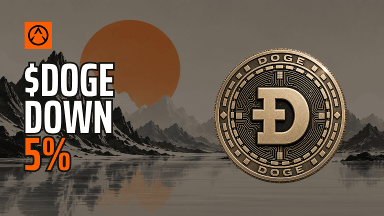 Dogecoin falls as Bitcoin holds $78,000