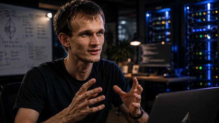 Vitalik Buterin and Ethereum Lean roadmap concept