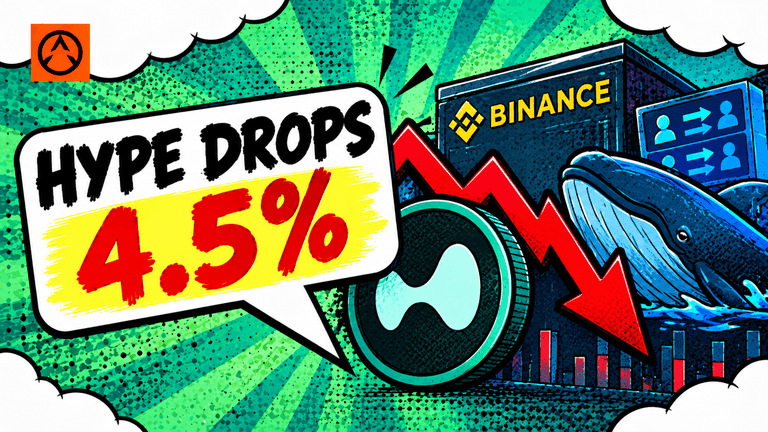 Hyperliquid HYPE falls after Binance listing as whale transfers raise supply concerns
