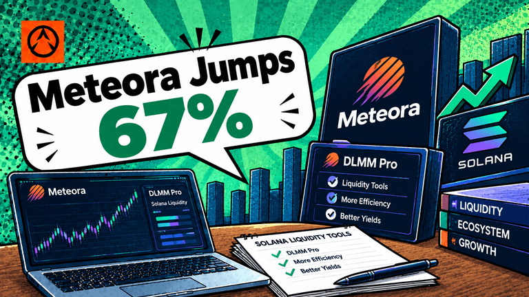 Meteora MET rises after DLMM Pro launch and new WLD pairs on Solana