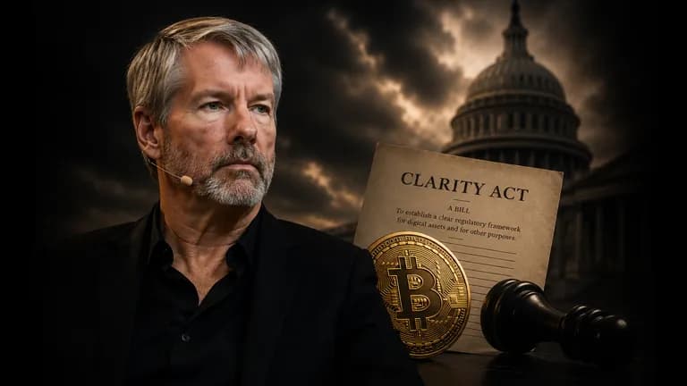 Michael Saylor discusses the CLARITY Act and the future of the US crypto market