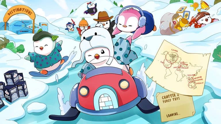 $PENGU and Pudgy Penguins NFTs Join OpenSea
