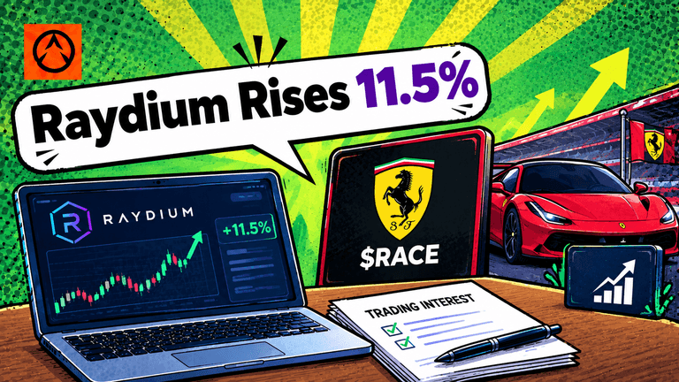 Raydium and Ferrari RACE token launch on Solana