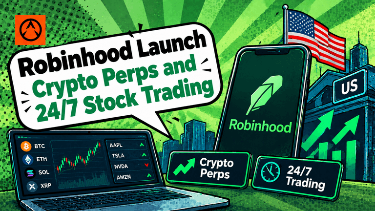 Robinhood Brings Crypto Perps and 24/7 Trading to US Users