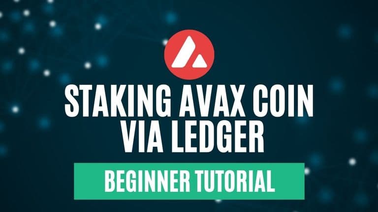 How to Stake AVAX Coin Via Ledger