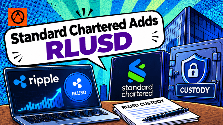 Standard Chartered Adds RLUSD Custody