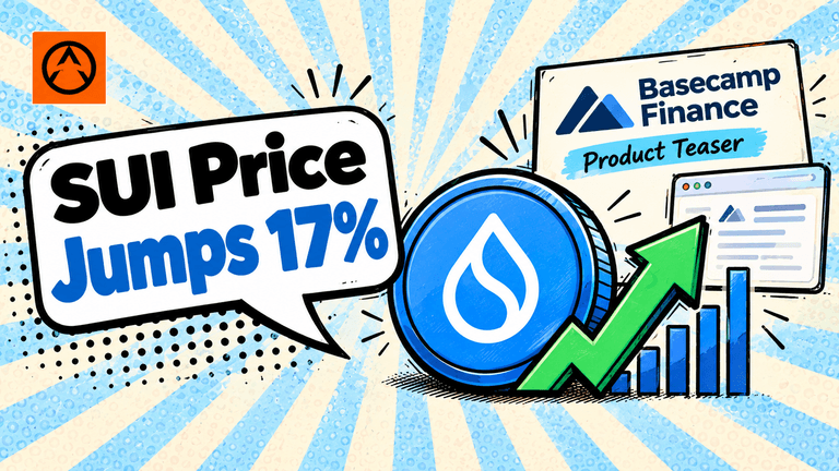 SUI Price Jumps on Basecamp Finance Teaser