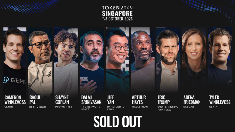 TOKEN2049 Singapore 2026 Sells Out