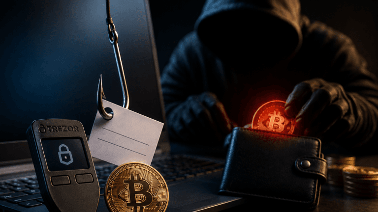 Trezor phishing scam