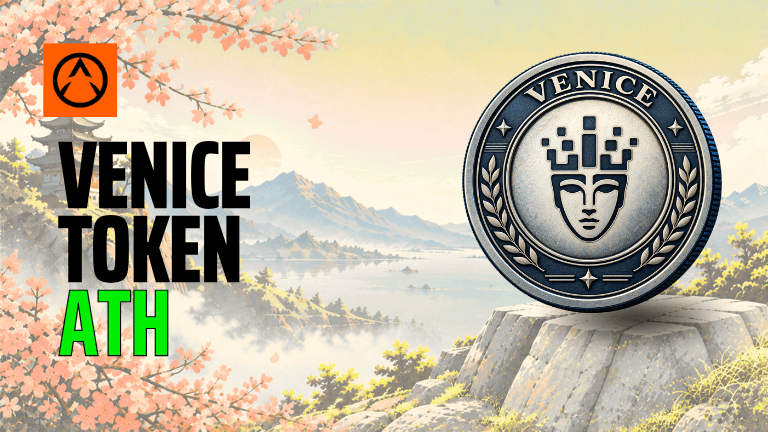 Venice Token reaches an all-time high after a record $391,000 token burn