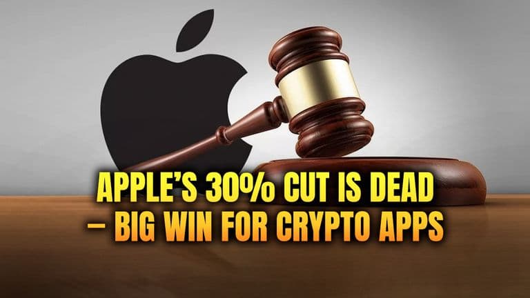 Apple’s 30% Cut Is Dead — Big Win for Crypto Apps
