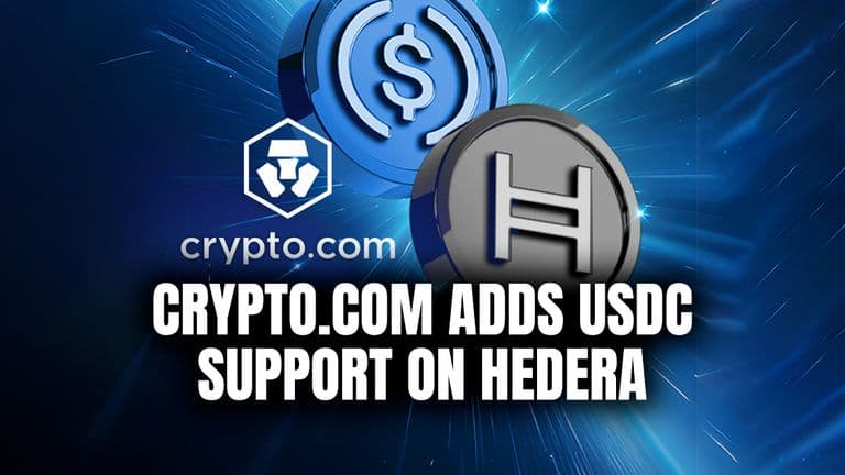 Crypto.com Adds USDC Support on Hedera