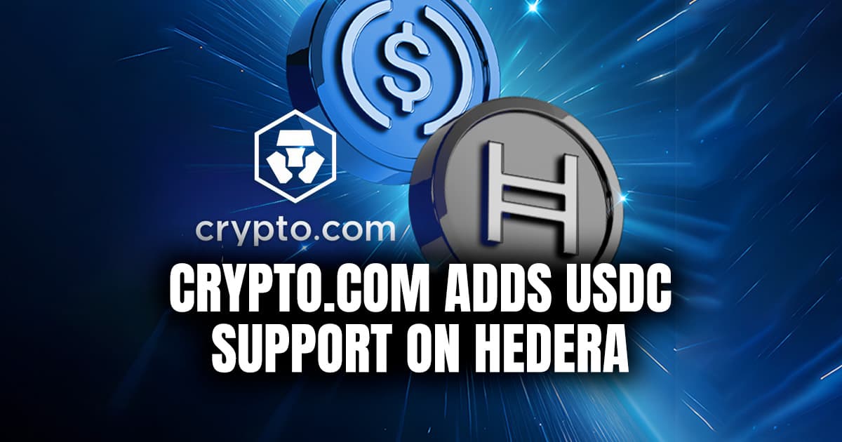 Crypto.com Adds USDC Support on Hedera